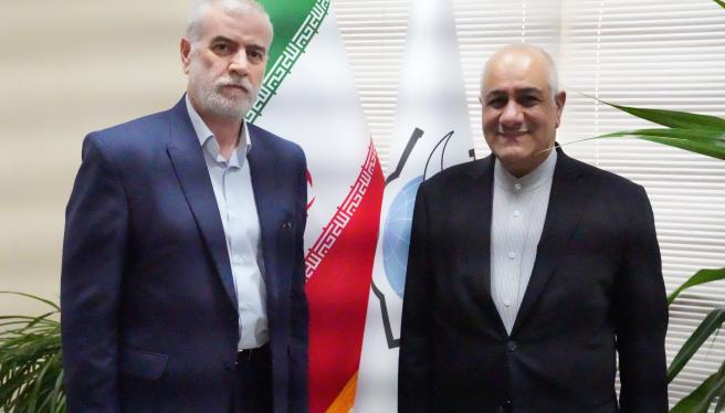 نشست صمیمی رئیس دانشکده روابط و امور بین الملل وزارت امور خارجه با رئیس دانشگاه جامع انقلاب اسلامی