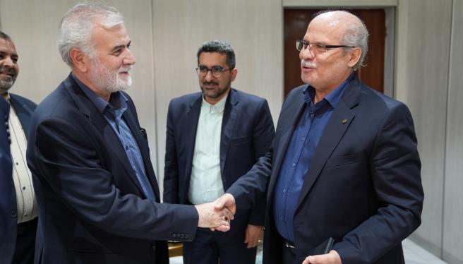 بازدید رئیس دانشگاه جامع انقلاب اسلامی از بیست و هفتمین نمایشگاه بین المللی الکامپ تهران (1403)