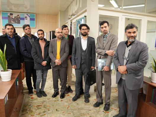بازدید دانشجویان رشته مدیریت رسانه از خبرگزاری قرآنی ایران (ایکنا)