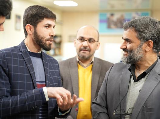 بازدید دانشجویان رشته مدیریت رسانه از خبرگزاری قرآنی ایران (ایکنا)
