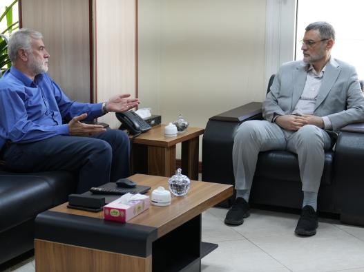 بازدید جناب آقای دکتر قاضی زاده هاشمی از دانشگاه جامع انقلاب اسلامی 