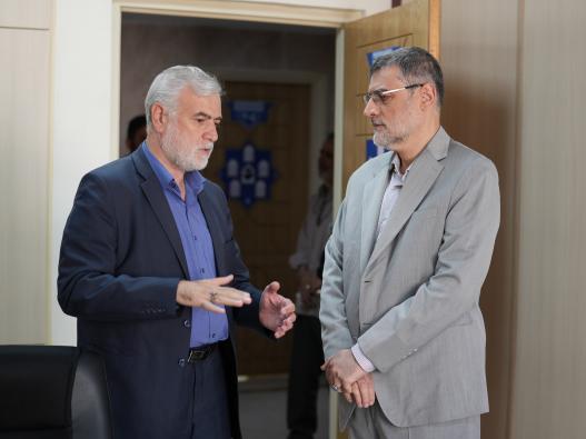 نشست صمیمی جناب آقای دکتر قاضی زاده هاشمی از دانشگاه جامع انقلاب اسلامی 